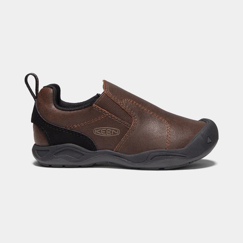 Keen Jasper - Çocuk Slip-on Ayakkabı - Koyu Kahverengi - Turkey (394182UXB)